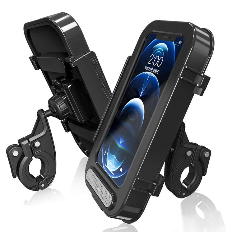 Bicycle Phone Holder Waterproof Bicycle Motorcycle Handlebar Case For 4.7-6.8 Inch Mobile Phone M...