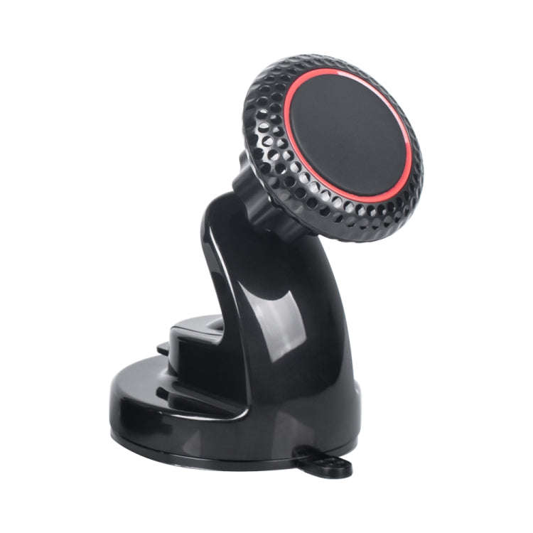 Vehicle Mobile Phone Holder Instrument Panel Adhesive Suction Cup(Black+red)