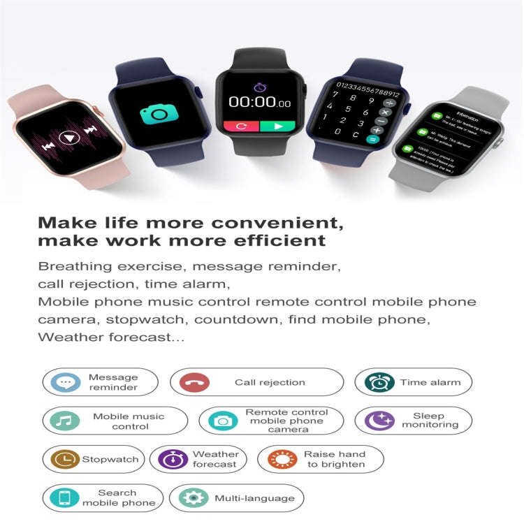 DT100pro 1.75 inch Color Screen Smart Watch IP68 Waterproof,Support Bluetooth Call/Heart Rate Mon...