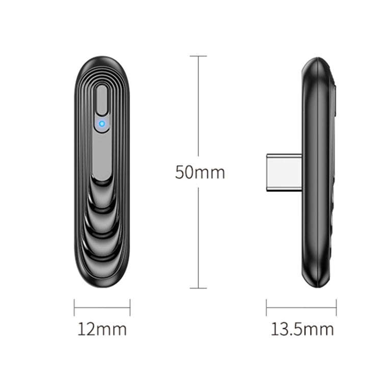 T71 Type-C Bluetooth 5.0 Wireless Transmitter Audio Adapter for Nintendo Switch Lite / PC / Compu...