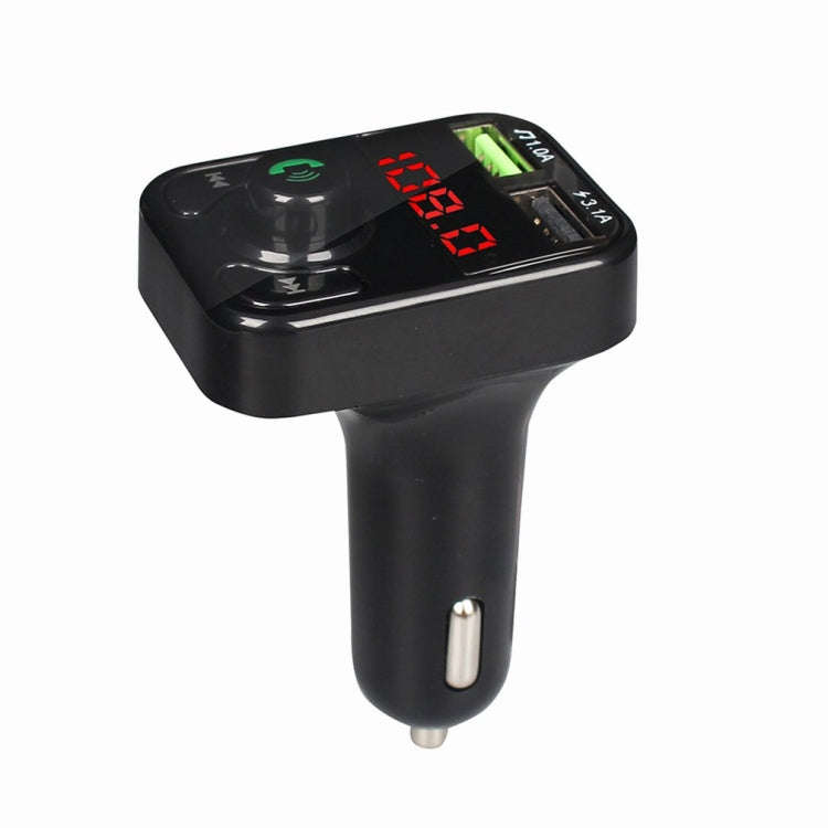X3 Wireless 5.0 Handsfree Car Kit FM Wireless Audio Receiver Transmitter MP3 Player Dual USB Digi...
