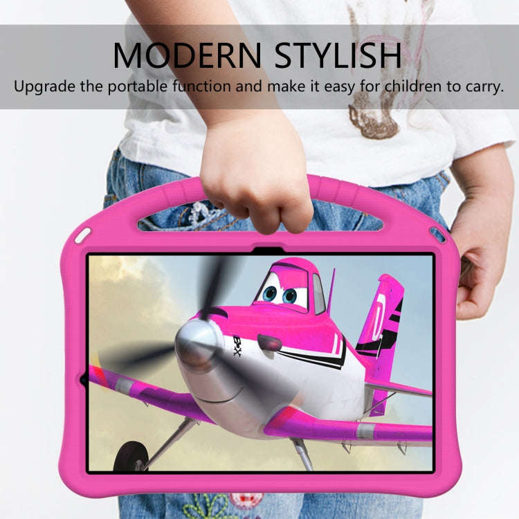 For Huawei MatePad Pro 12.6 2021 EVA Flat Anti Falling Protective Case Shell with Holder(RoseRed)