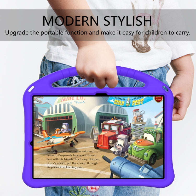 For Huawei MatePad Pro 12.6 2021 EVA Flat Anti Falling Protective Case Shell with Holder(Purple)