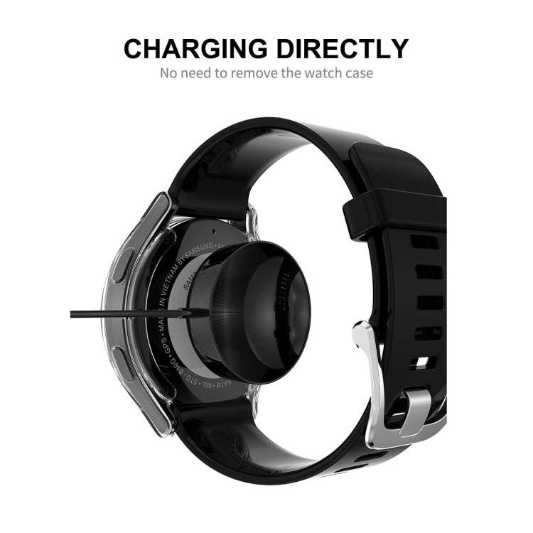 For Samsung Galaxy Watch4 40mm ENKAY Hat-Prince Full Coverage Transparent Soft Case TPU HD Clear ...