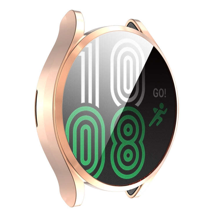 For Samsung Galaxy Watch4 40mm ENKAY Hat-Prince Full Coverage Electroplated Soft TPU Case with Sc...