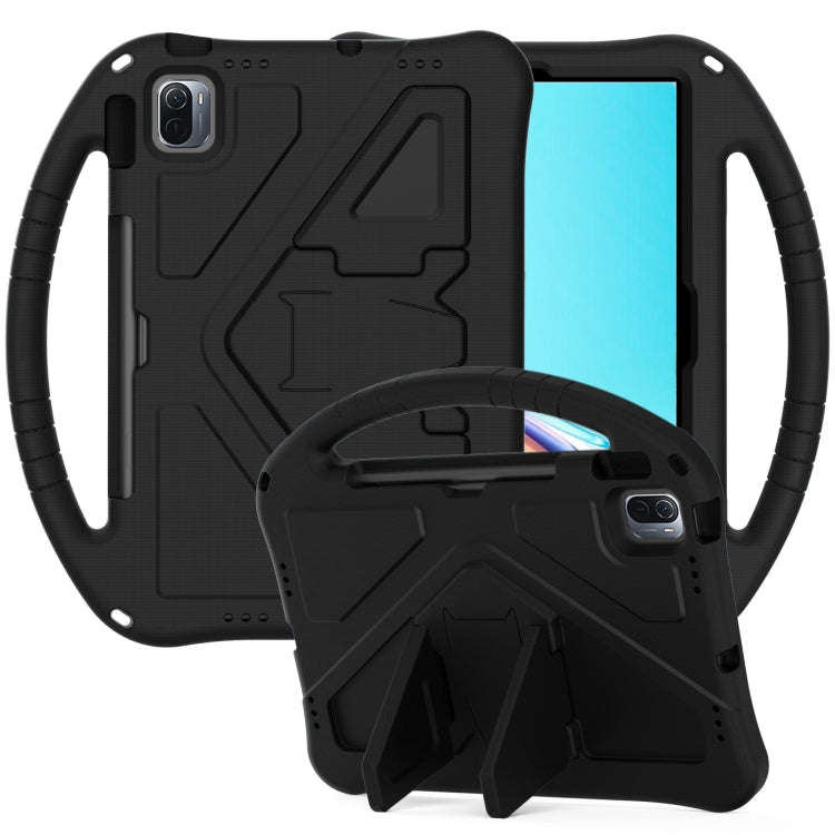 For Huawei MatePad 11 2021 EVA Flat Anti Falling Protective Case Shell with Holder(Black)