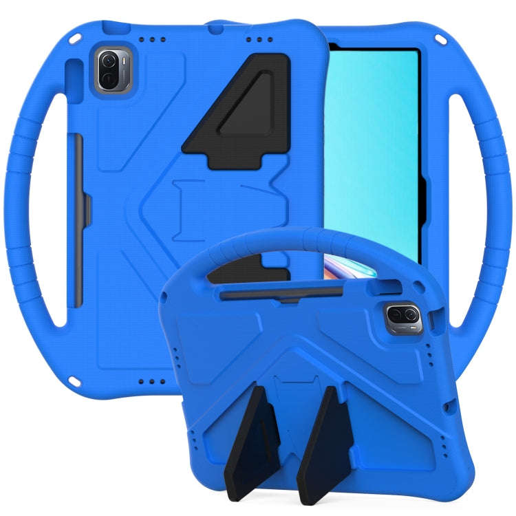 For Huawei MatePad 11 2021 EVA Flat Anti Falling Protective Case Shell with Holder(Blue)