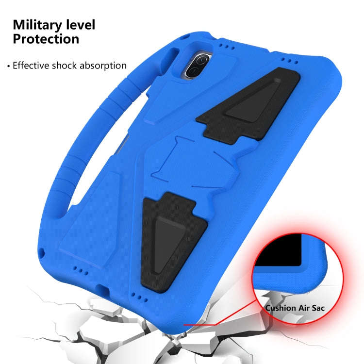 For Huawei MatePad 11 2021 EVA Flat Anti Falling Protective Case Shell with Holder(Blue)