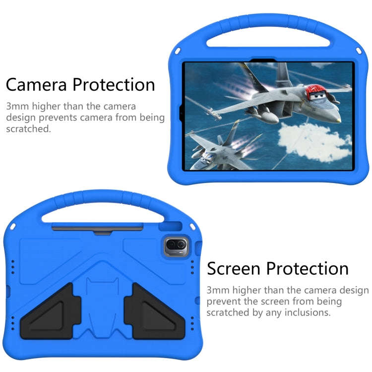 For Huawei MatePad 11 2021 EVA Flat Anti Falling Protective Case Shell with Holder(Blue)