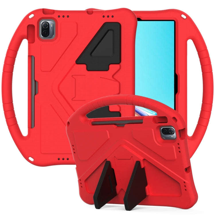For Huawei MatePad 11 2021 EVA Flat Anti Falling Protective Case Shell with Holder(Red)