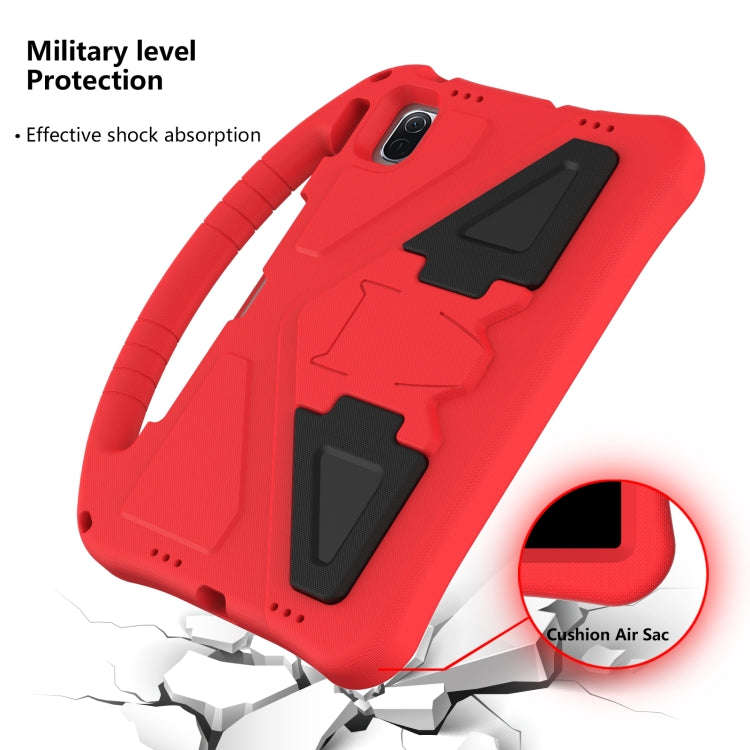 For Huawei MatePad 11 2021 EVA Flat Anti Falling Protective Case Shell with Holder(Red)