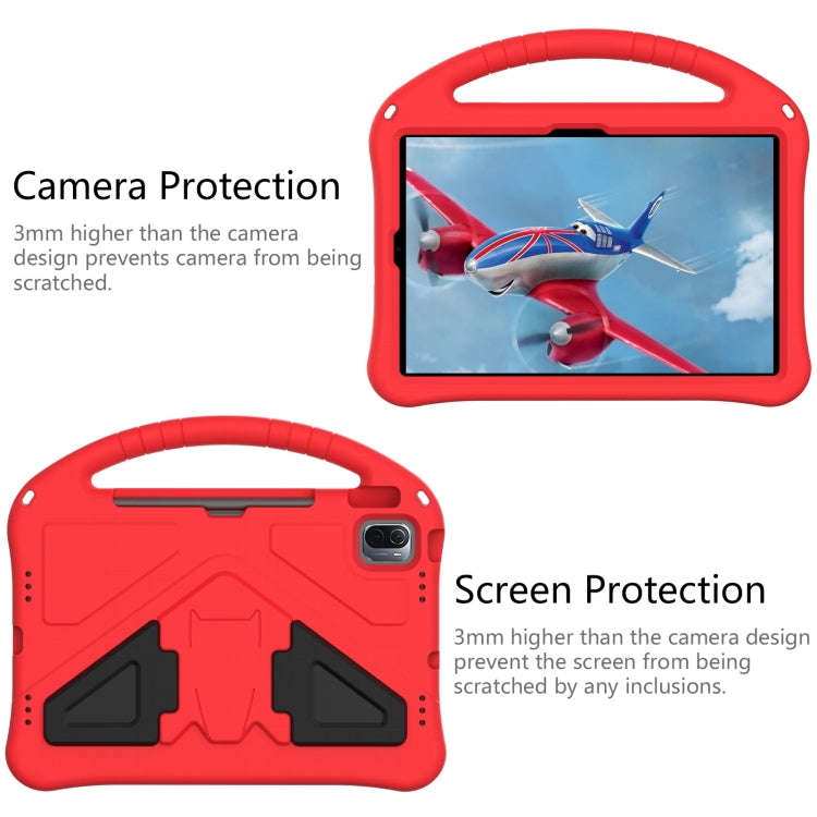 For Huawei MatePad 11 2021 EVA Flat Anti Falling Protective Case Shell with Holder(Red)