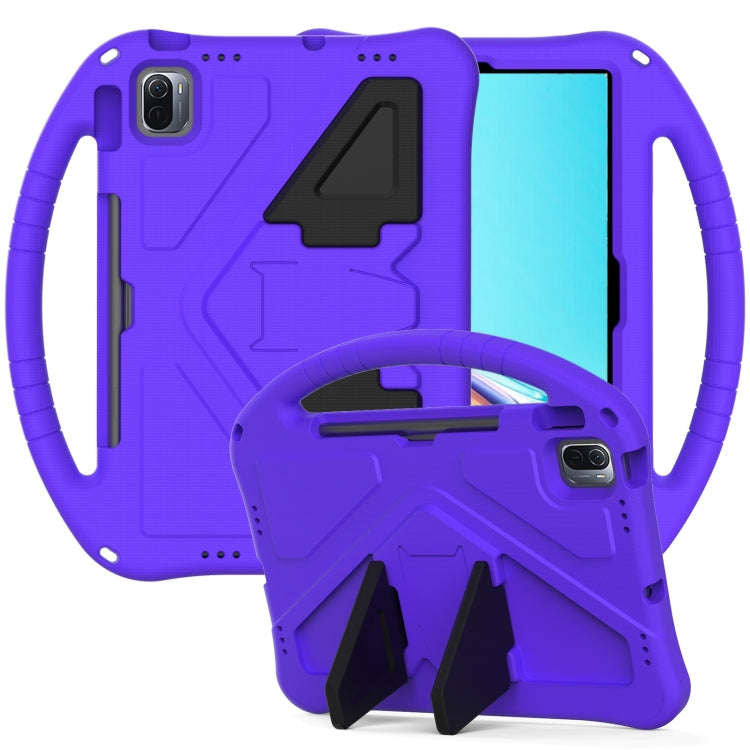 For Huawei MatePad 11 2021 EVA Flat Anti Falling Protective Case Shell with Holder(Purple)