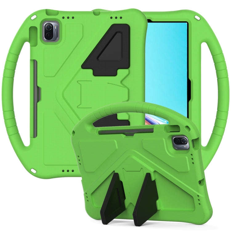 For Huawei MatePad 11 2021 EVA Flat Anti Falling Protective Case Shell with Holder(Green)