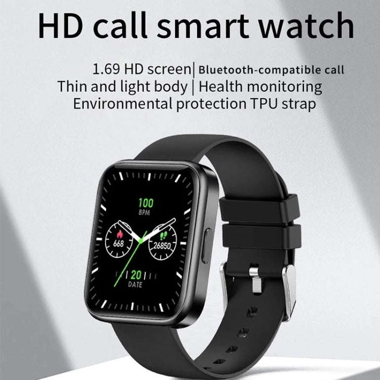 V30 1.69 inch Color Screen Smart Watch Life Waterproof,Support Bluetooth Call/Heart Rate Monitori...