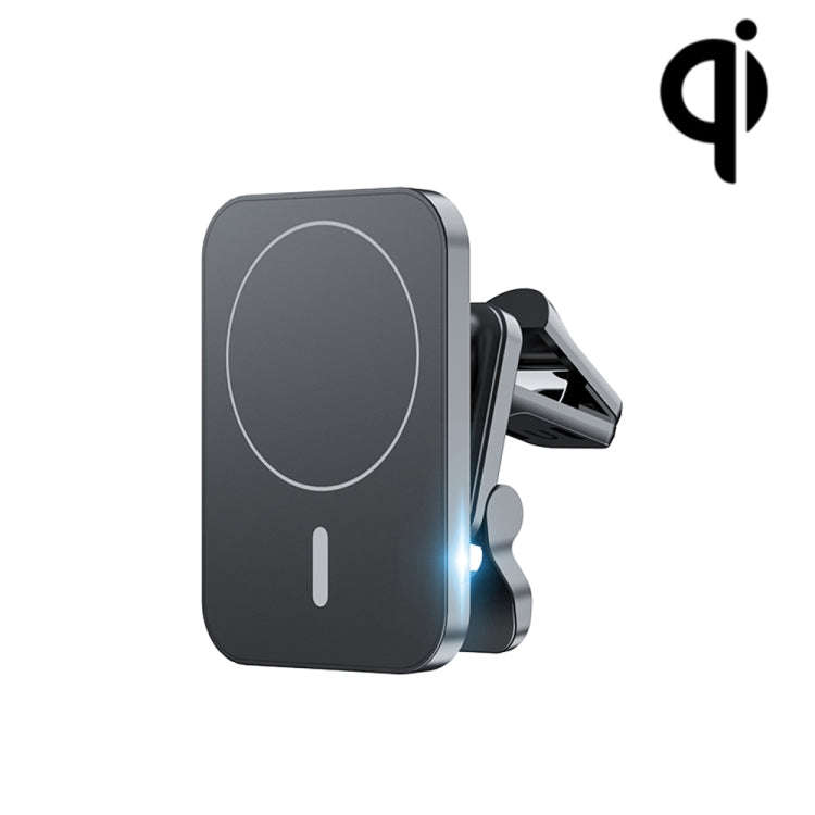 W-987 Magnetic Suction 15W Wireless Charger Car Air Outlet Bracket for iPhone and other Smart Pho...