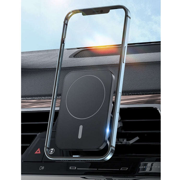 W-987 Magnetic Suction 15W Wireless Charger Car Air Outlet Bracket for iPhone and other Smart Pho...