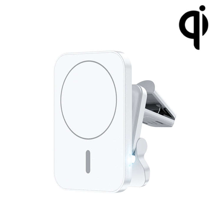 W-987 Magnetic Suction 15W Wireless Charger Car Air Outlet Bracket for iPhone and other Smart Pho...
