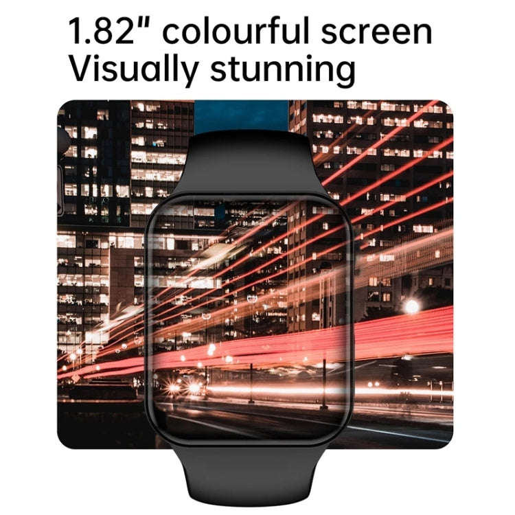 IWO7 1.82 inch Color Screen Smart Watch IP68 Waterproof,Support Bluetooth Call/Heart Rate Monitor...