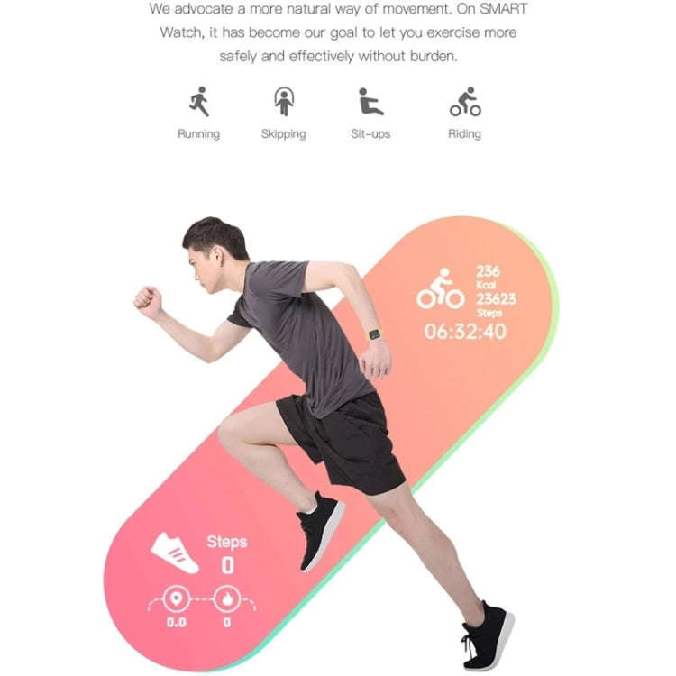 D20S 1.44 inch Color Screen Smart Watch,Support Heart Rate Monitoring/Blood Pressure Monitoring/B...
