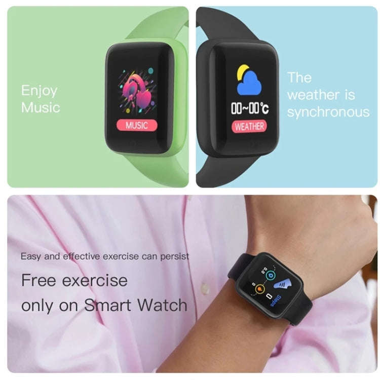 D20S 1.44 inch Color Screen Smart Watch,Support Heart Rate Monitoring/Blood Pressure Monitoring/B...