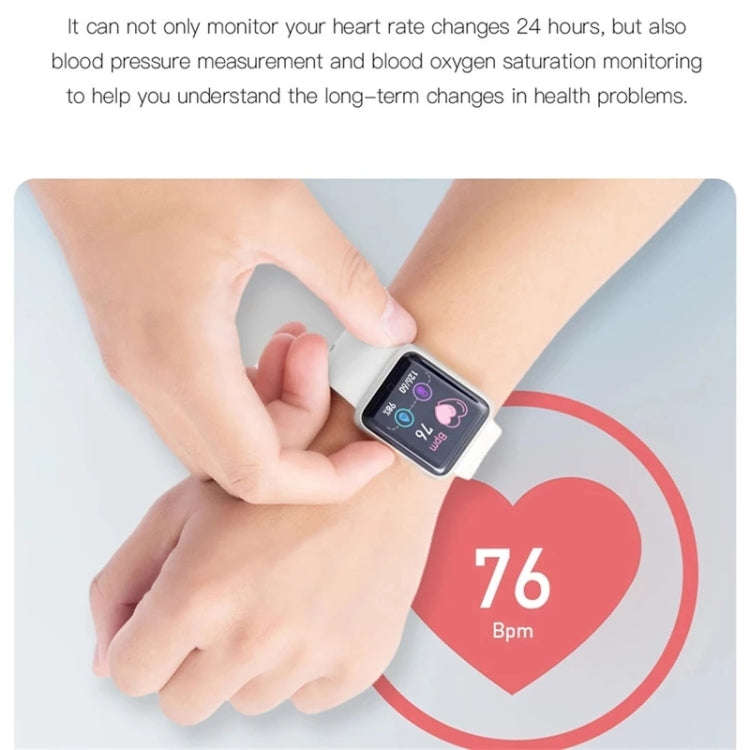 D20S 1.44 inch Color Screen Smart Watch,Support Heart Rate Monitoring/Blood Pressure Monitoring/B...