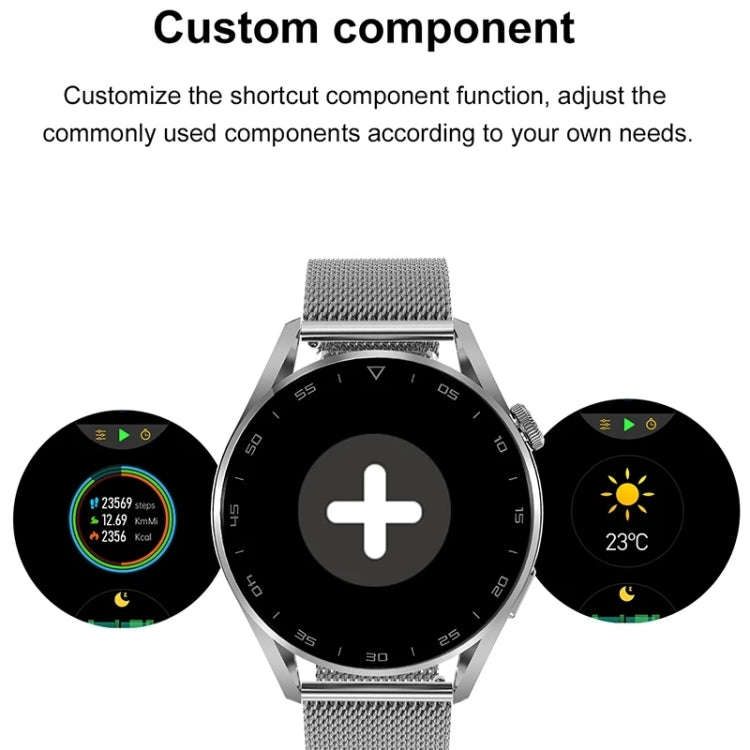 DT3pro 1.36 inch Color Screen Smart Watch, IP67 Waterproof,Steel Watchband,Support Bluetooth Call...