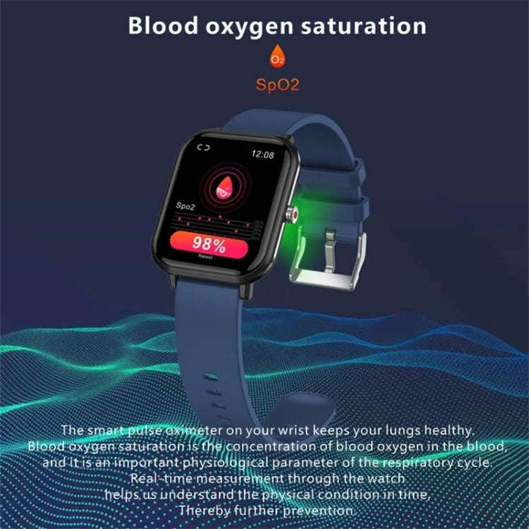 Q9pro 1.7 inch Color Screen Smart Watch, IP68 Waterproof,Support Temperature Monitoring/Heart Rat...