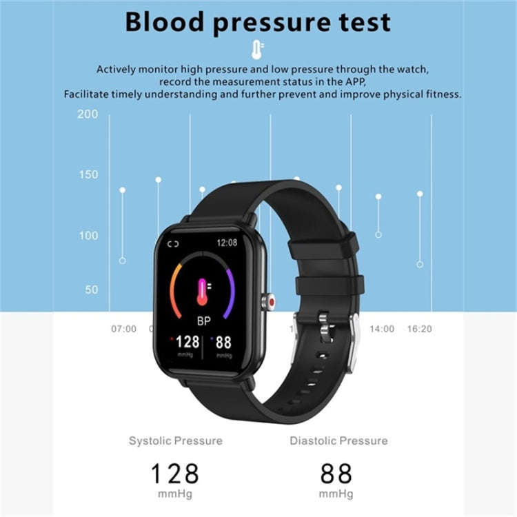 Q9pro 1.7 inch Color Screen Smart Watch, IP68 Waterproof,Support Temperature Monitoring/Heart Rat...