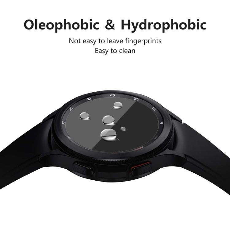 2 PCS For Samsung Galaxy Watch4 Classic 46mm ENKAY Hat-Prince Full Screen Coverage Without Warpin...