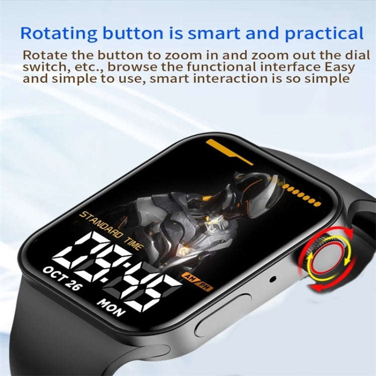 T100Plus 1.75 inch Color Screen Smart Watch, IP67 Waterproof,Support Body Temperature Test/Blueto...