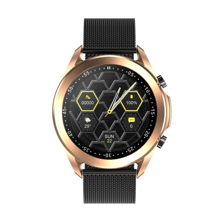 DW95 1.28 inch Color Screen Smart Watch, IP67 Waterproof,Steel Watchband,Support Bluetooth Call/H...