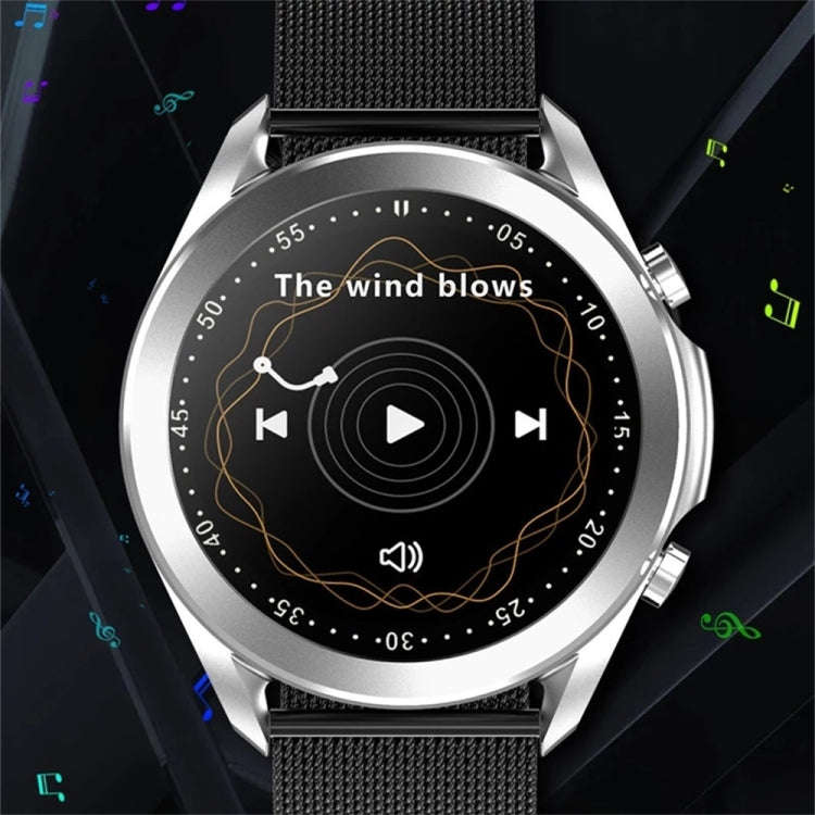 DW95 1.28 inch Color Screen Smart Watch, IP67 Waterproof,Steel Watchband,Support Bluetooth Call/H...