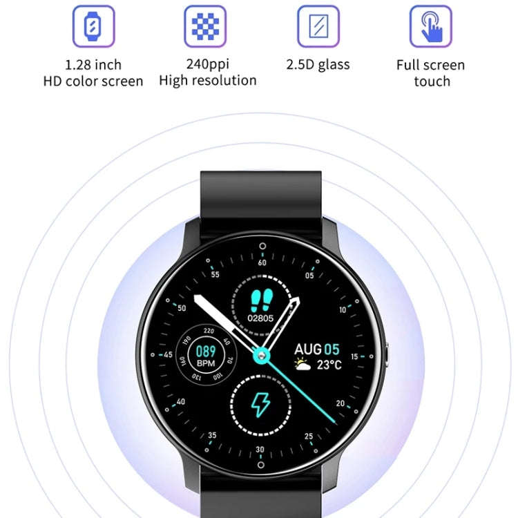 ZL02D 1.28 inch Color Screen Smart Watch, IP67 Waterproof,Support Heart Rate Monitoring/Blood Pre...