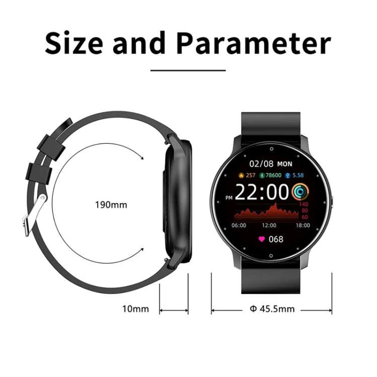 ZL02D 1.28 inch Color Screen Smart Watch, IP67 Waterproof,Support Heart Rate Monitoring/Blood Pre...