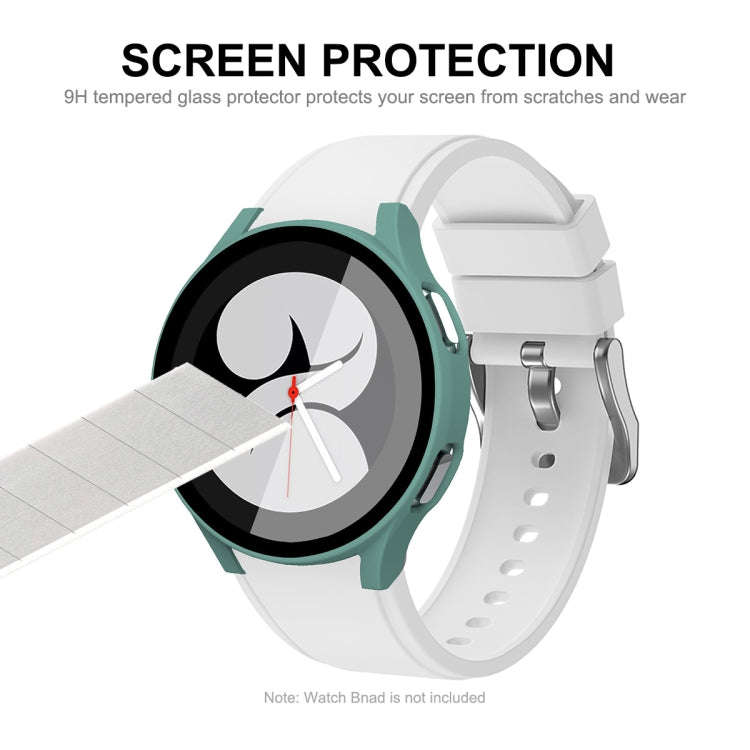 ENKAY Hat-Prince Full Coverage PC Frame + Tempered Glass Protector Composite Case for Samsung Gal...