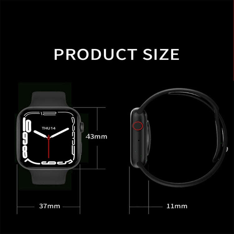 i7 pro 1.75 inch Color Screen Smart Watch, IP67 Waterproof,Support Bluetooth Call/Heart Rate Moni...