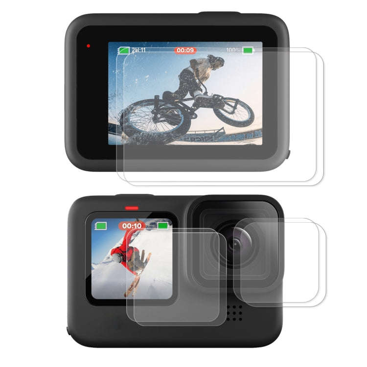 2 PCS ENKAY Hat-Prince 3 in 1 Front + Back 0.2mm Tempered Glass Screen Protector Camera Film For ...