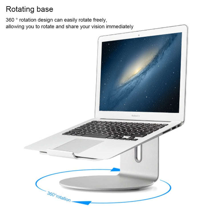 AP-2S Aluminum Alloy Laptop Stand 360 Degrees Rotating Radiator