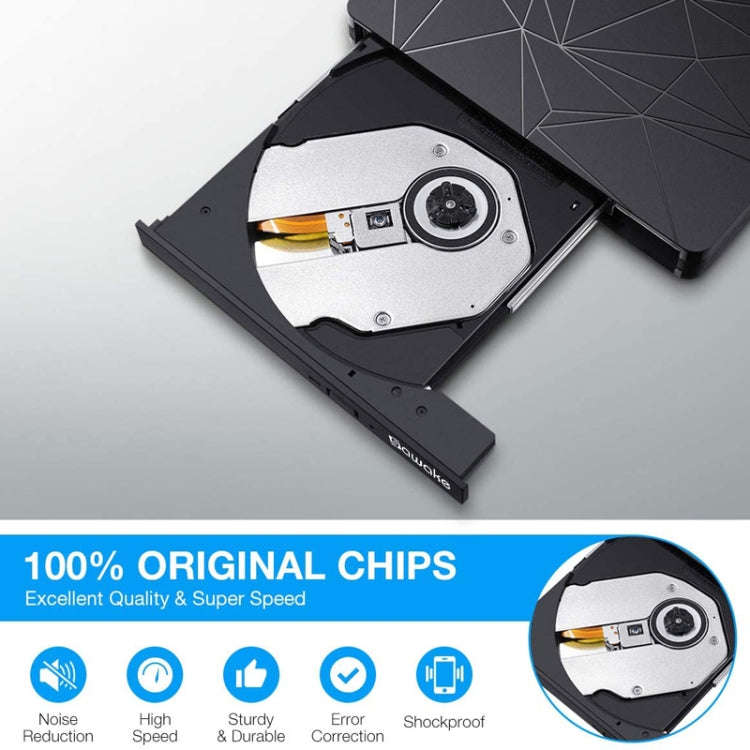 USB 3.0 Type-C DVD Drive Driverless High Speed Read Write Recorder CD Burner External DVD-RW Player