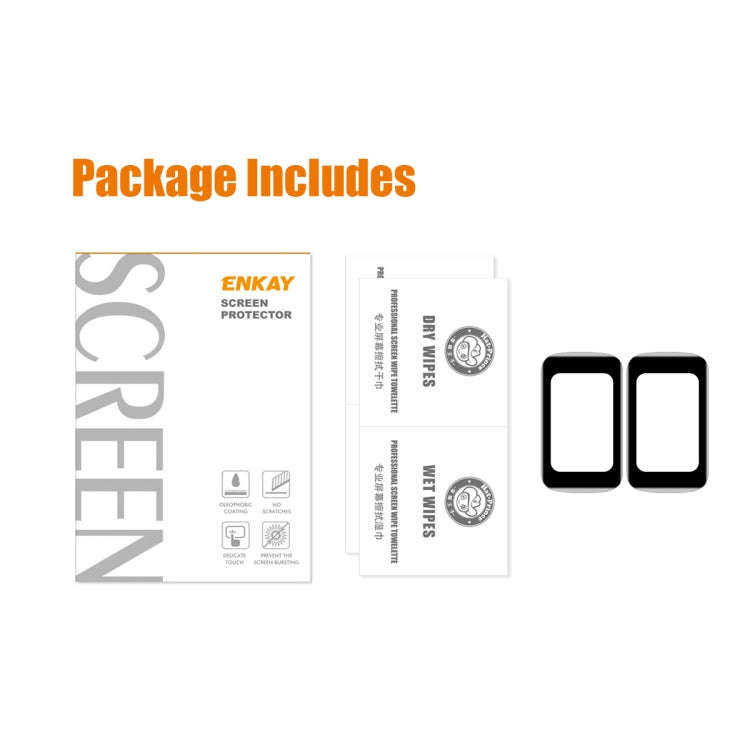 For Fitbit Charge 5 / Charge 6 2pcs ENKAY Hat-Prince 3D Curved Edge PC Edge PMMA HD Screen Film