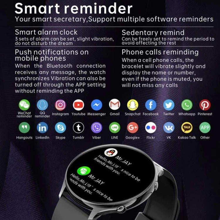 QS06 1.28 inch Color Screen Smart Watch, IP67 Waterproof,Support Body Temperature Monitoring/Hear...