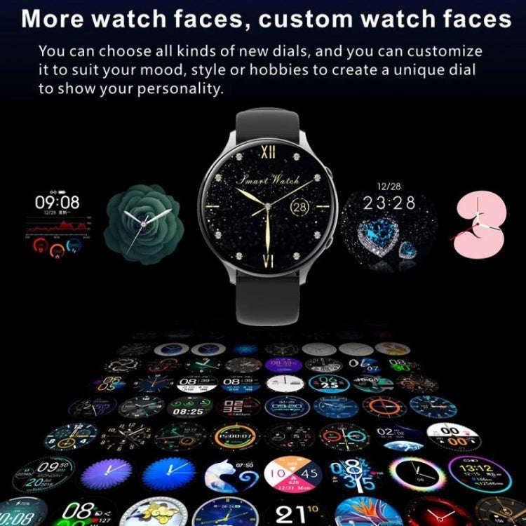 QS06 1.28 inch Color Screen Smart Watch, IP67 Waterproof,Support Body Temperature Monitoring/Hear...