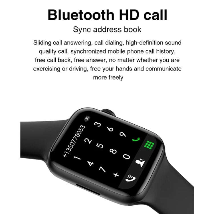 DT200 1.72 inch Color Screen Smart Watch, IP67 Waterproof,Support Temperature Monitoring/Heart Ra...