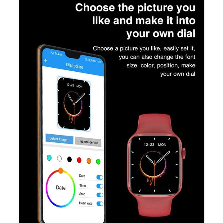 DT200 1.72 inch Color Screen Smart Watch, IP67 Waterproof,Support Temperature Monitoring/Heart Ra...