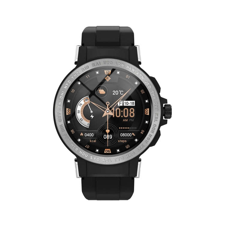 E19 1.28 inch Color Screen Smart Watch, IP68 Waterproof,Support Heart Rate Monitoring/Blood Press...