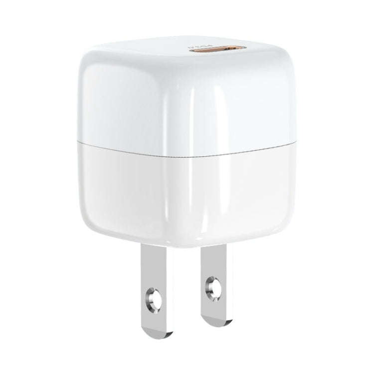 ENKAY APQ-011 Mini PD 20W USB-C / Type-C Port Fast Charger, US Plug(White)