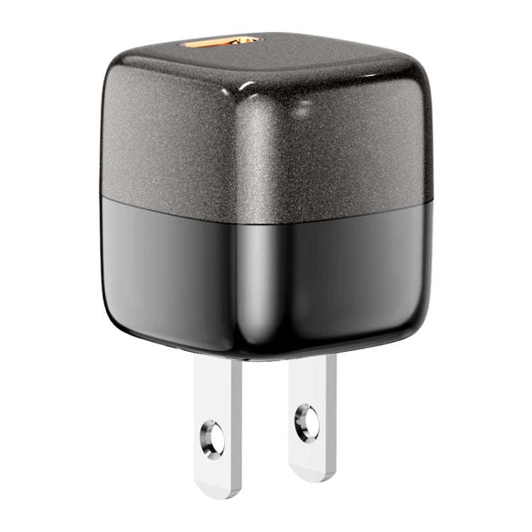 ENKAY APQ-011 Mini PD 20W USB-C / Type-C Port Fast Charger, US Plug(Black)