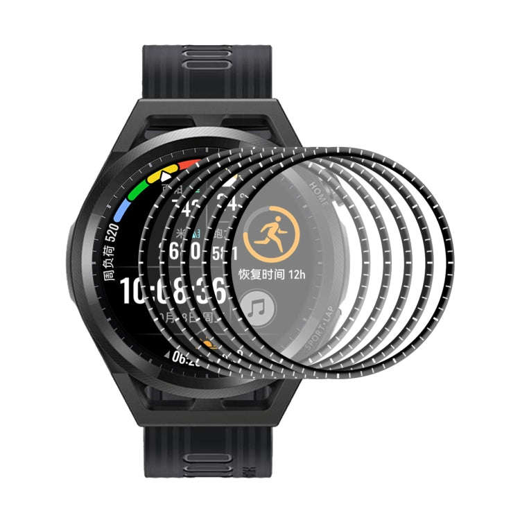 5 PCS For Huawei Watch GT Runner 46mm ENKAY Hat-Prince 3D Full Coverage Soft PC Curved Edge + PMM...