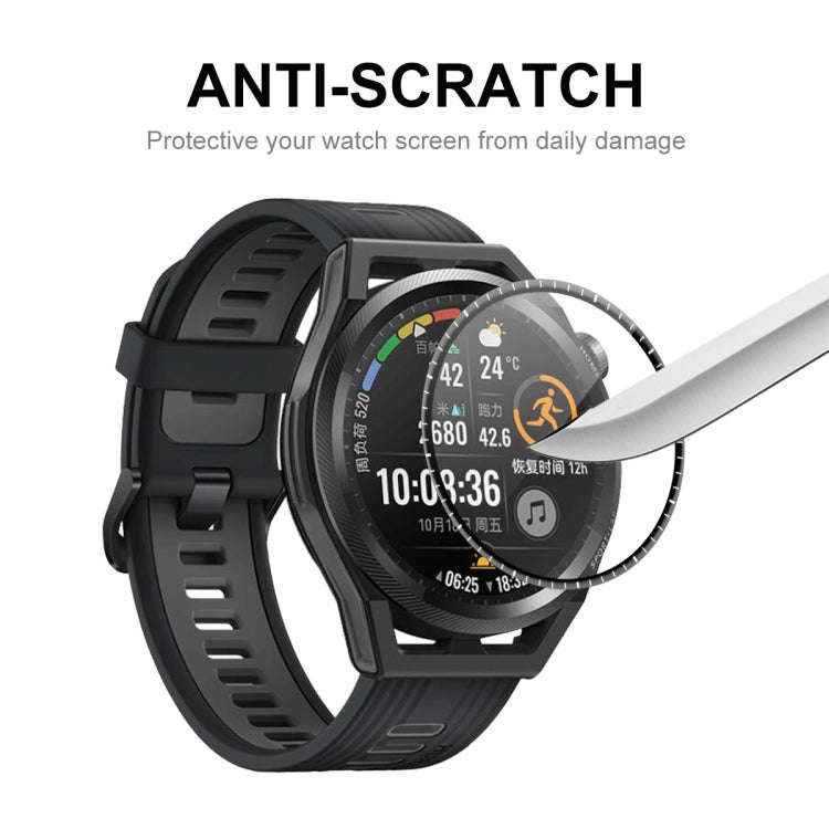 5 PCS For Huawei Watch GT Runner 46mm ENKAY Hat-Prince 3D Full Coverage Soft PC Curved Edge + PMM...